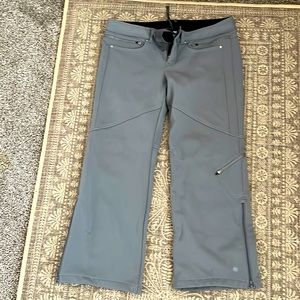 Atheta insulated poly ski pants.